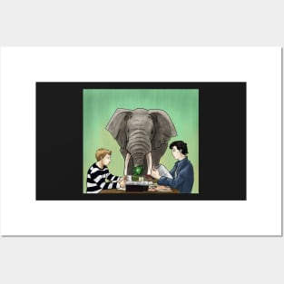 The Elephant in the room Posters and Art